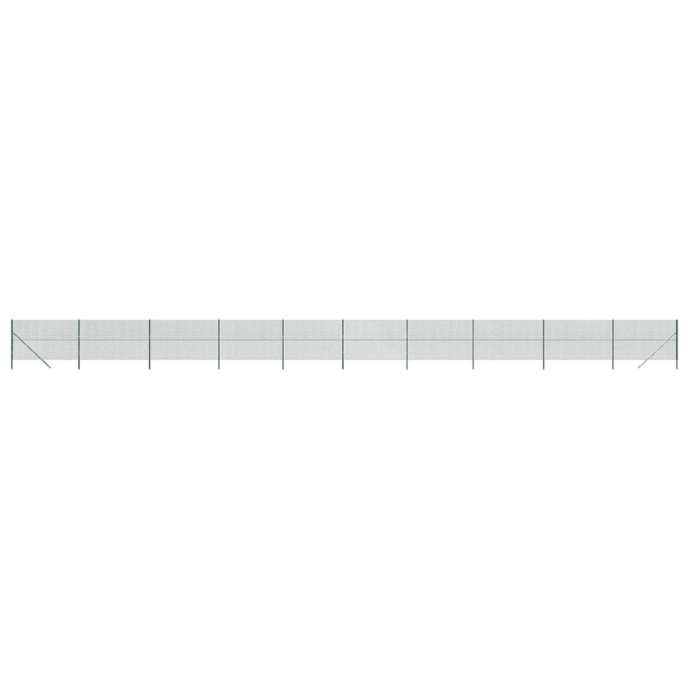 Maschendrahtzaun Grün 1,6x25 m