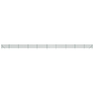 Maschendrahtzaun mit Bodenhülsen Grün 1,1x25 m