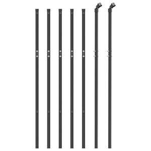 Maschendrahtzaun Anthrazit 1x10 m