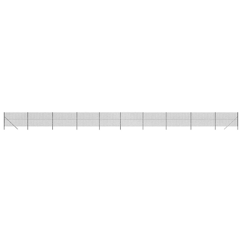 Maschendrahtzaun Anthrazit 1,6x25 m