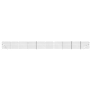 Maschendrahtzaun mit Bodenhülsen Anthrazit 1,6x25 m
