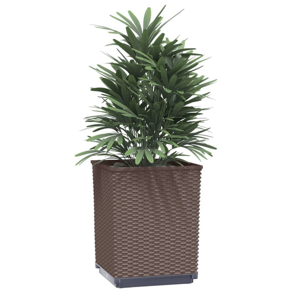 Pflanzkübel 2er Set Braun 30x30x37 cm
