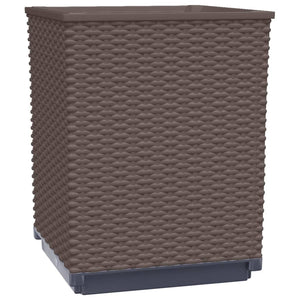 Pflanzkübel 2er Set Braun 30x30x37 cm