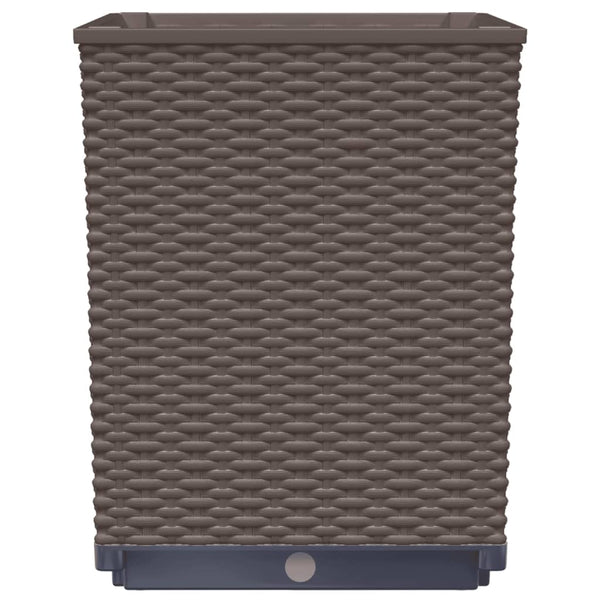 Pflanzkübel 2er Set Braun 30x30x37 cm