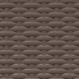 Pflanzkübel 2er Set Braun 30x30x37 cm