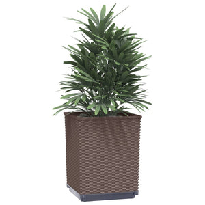 Pflanzkübel Braun 30x30 cm, 4er Set