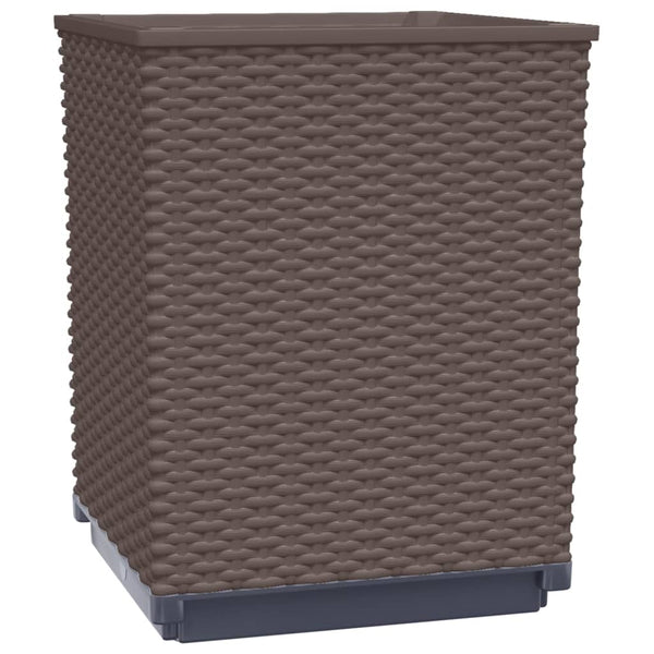 Pflanzkübel Braun 30x30 cm, 4er Set