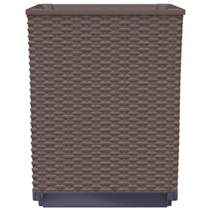 Pflanzkübel Braun 30x30 cm, 4er Set