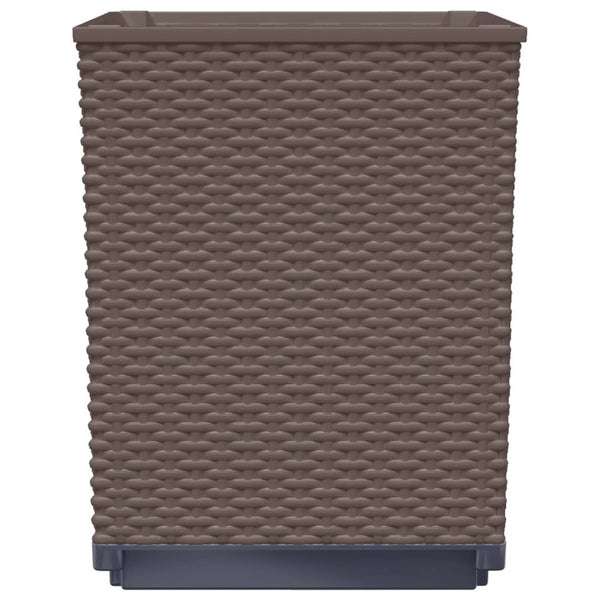 Pflanzkübel Braun 30x30 cm, 4er Set