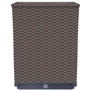 Pflanzkübel Braun 30x30 cm, 4er Set