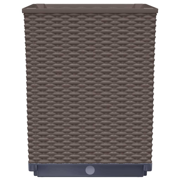 Pflanzkübel Braun 30x30 cm, 4er Set
