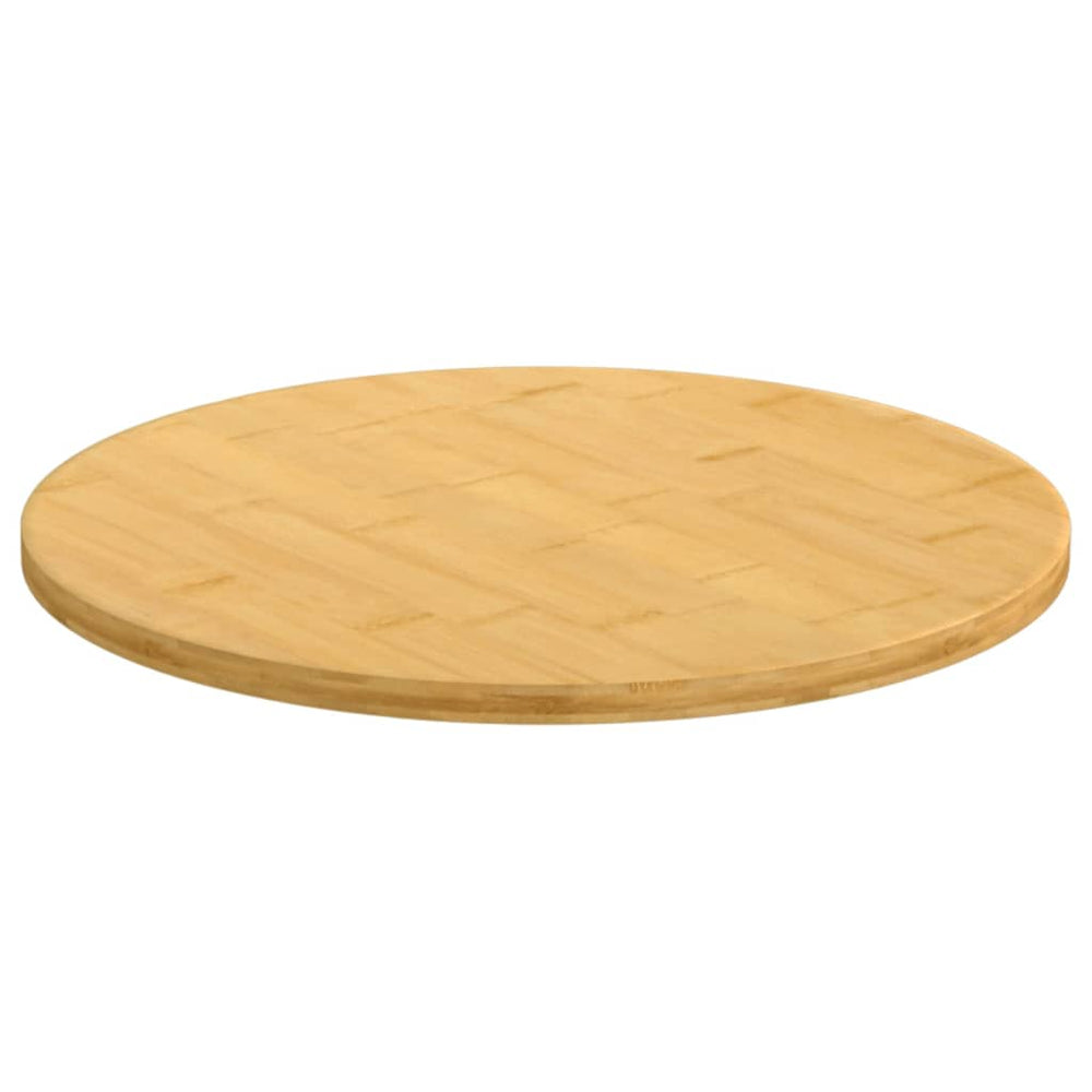 vidaXL Plateau de table Ø40x1,5 cm Bambou