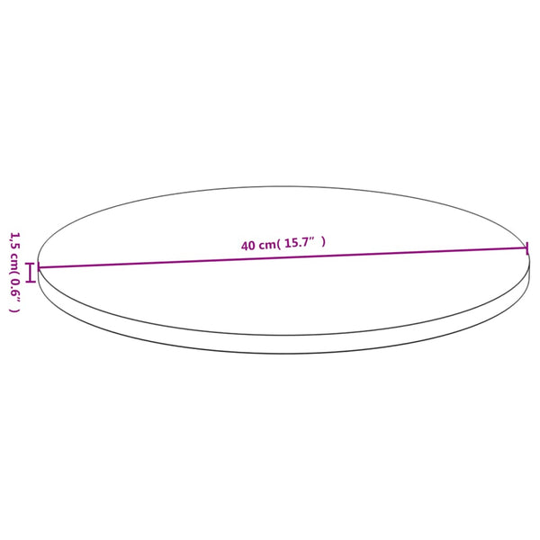 Bambus Tischplatte Ø40cm