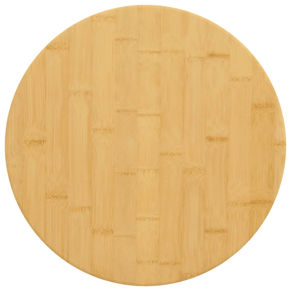 vidaXL Plateau de table Ø50x1,5 cm bambou