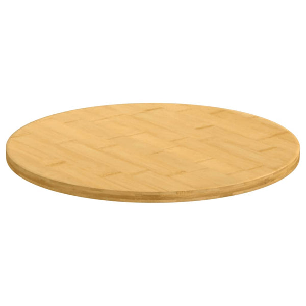 vidaXL Plateau de table Ø50x1,5 cm bambou