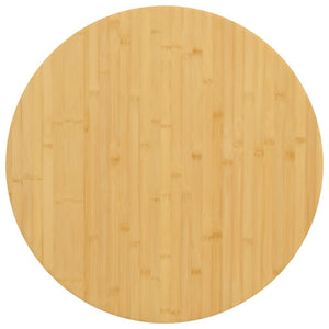 vidaXL Plateau de table Ø70x1,5 cm Bambou