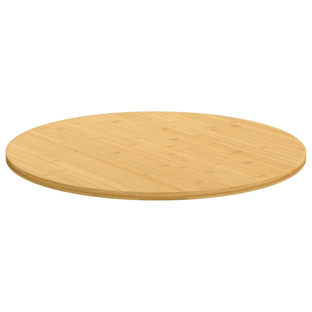 vidaXL Plateau de table Ø70x1,5 cm Bambou