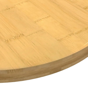 vidaXL Plateau de table Ø 60 x 2,5 cm Bambou