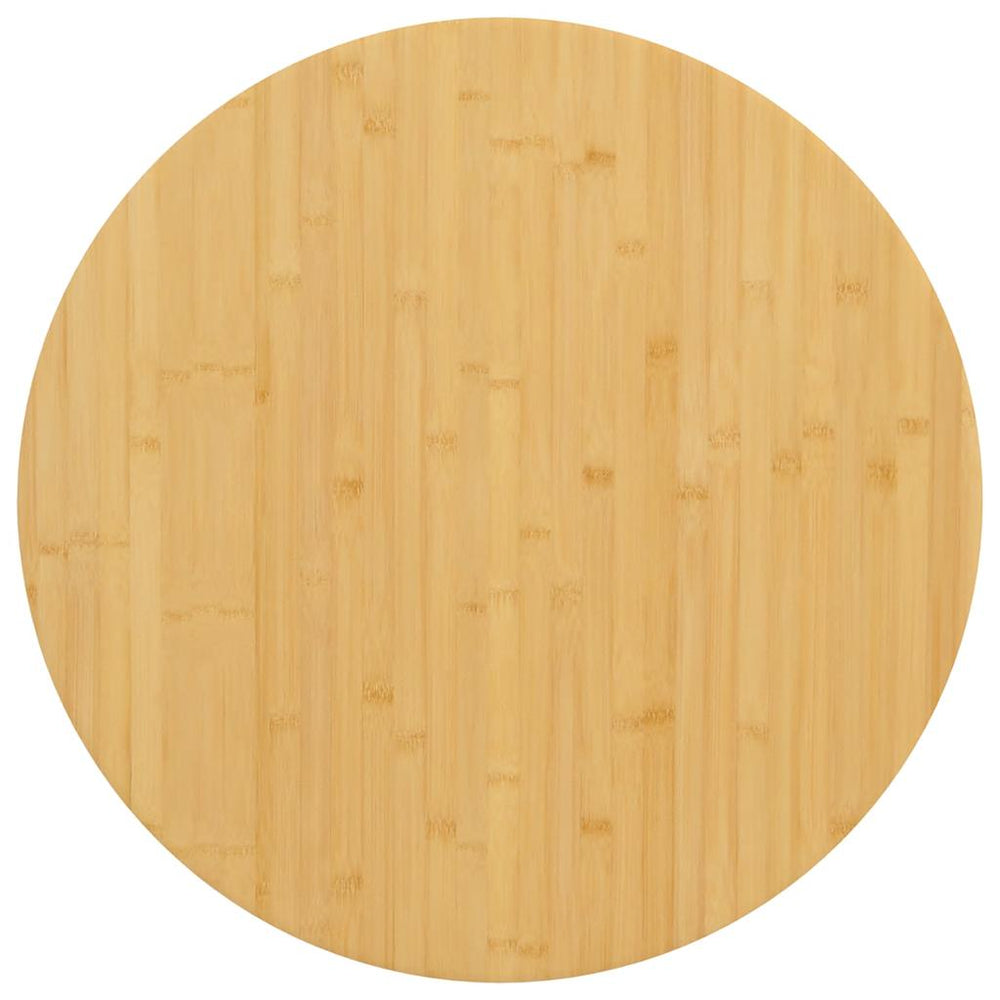 vidaXL Plateau de table Ø70x2,5 cm bambou