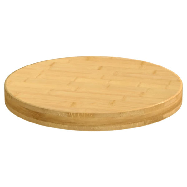 vidaXL Plateau de table Ø40x4 cm bambou