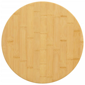 vidaXL Plateau de table Ø50x4 cm Bambou
