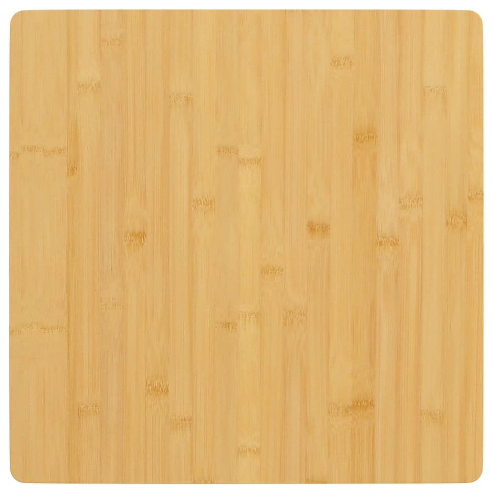 vidaXL Plateau de table 50x50x1,5 cm bambou