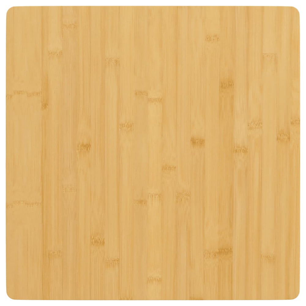 vidaXL Plateau de table 60x60x1,5 cm bambou