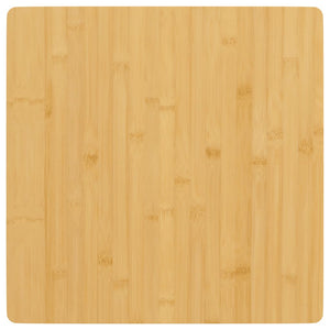 vidaXL Plateau de table 60x60x1,5 cm bambou