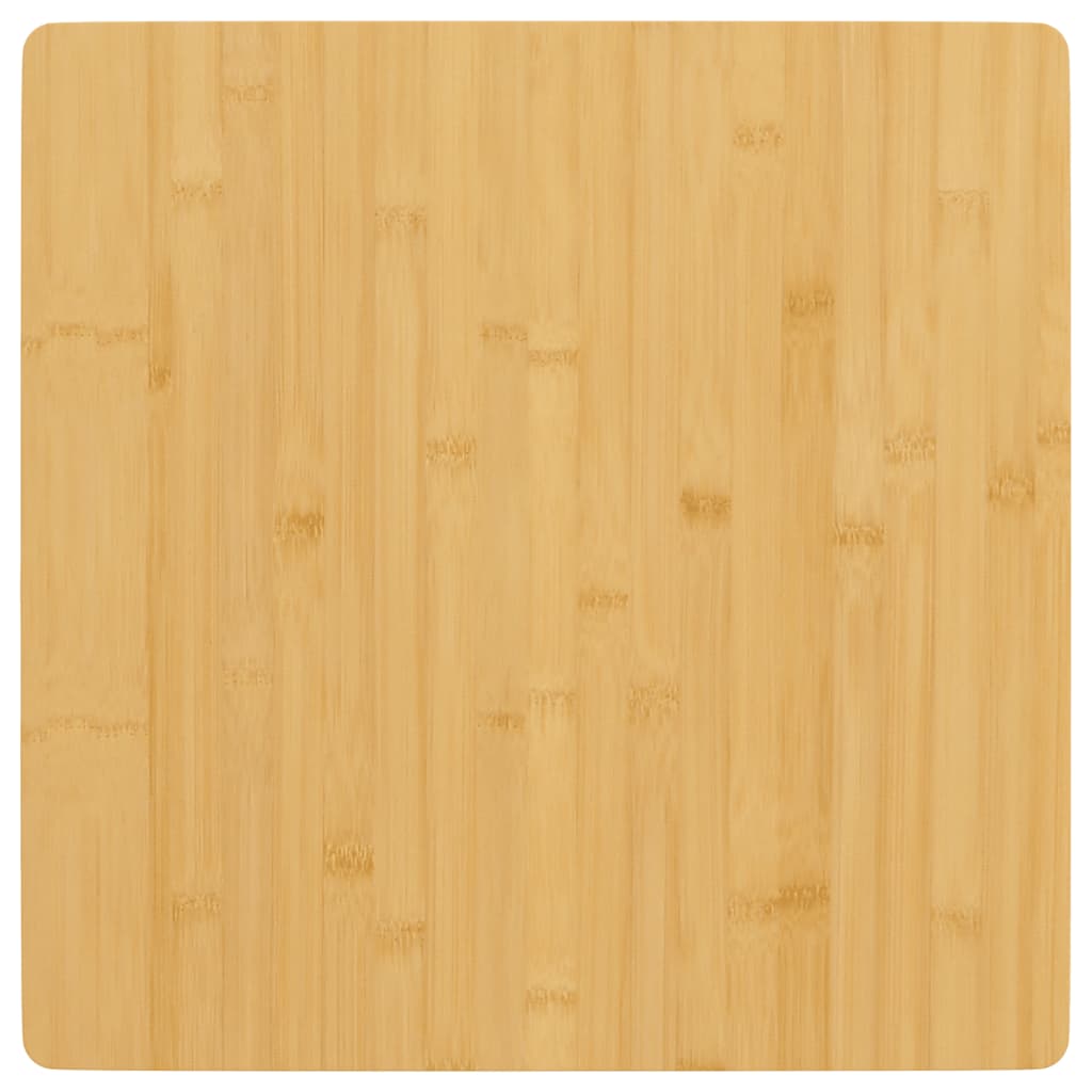 vidaXL Plateau de table 60x60x1,5 cm bambou