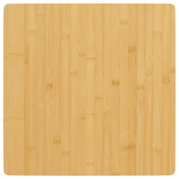 vidaXL Plateau de table 60x60x1,5 cm bambou