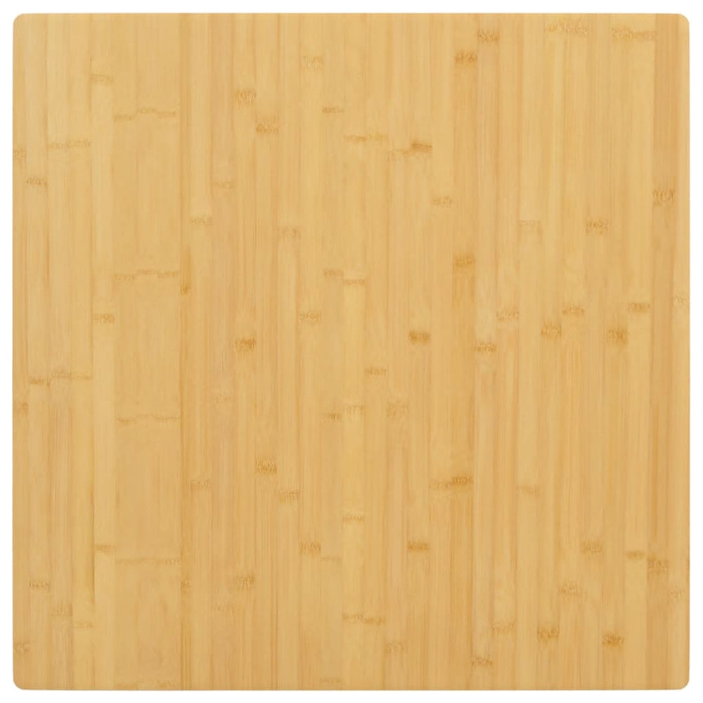 vidaXL Plateau de table 70x70x1,5 cm bambou