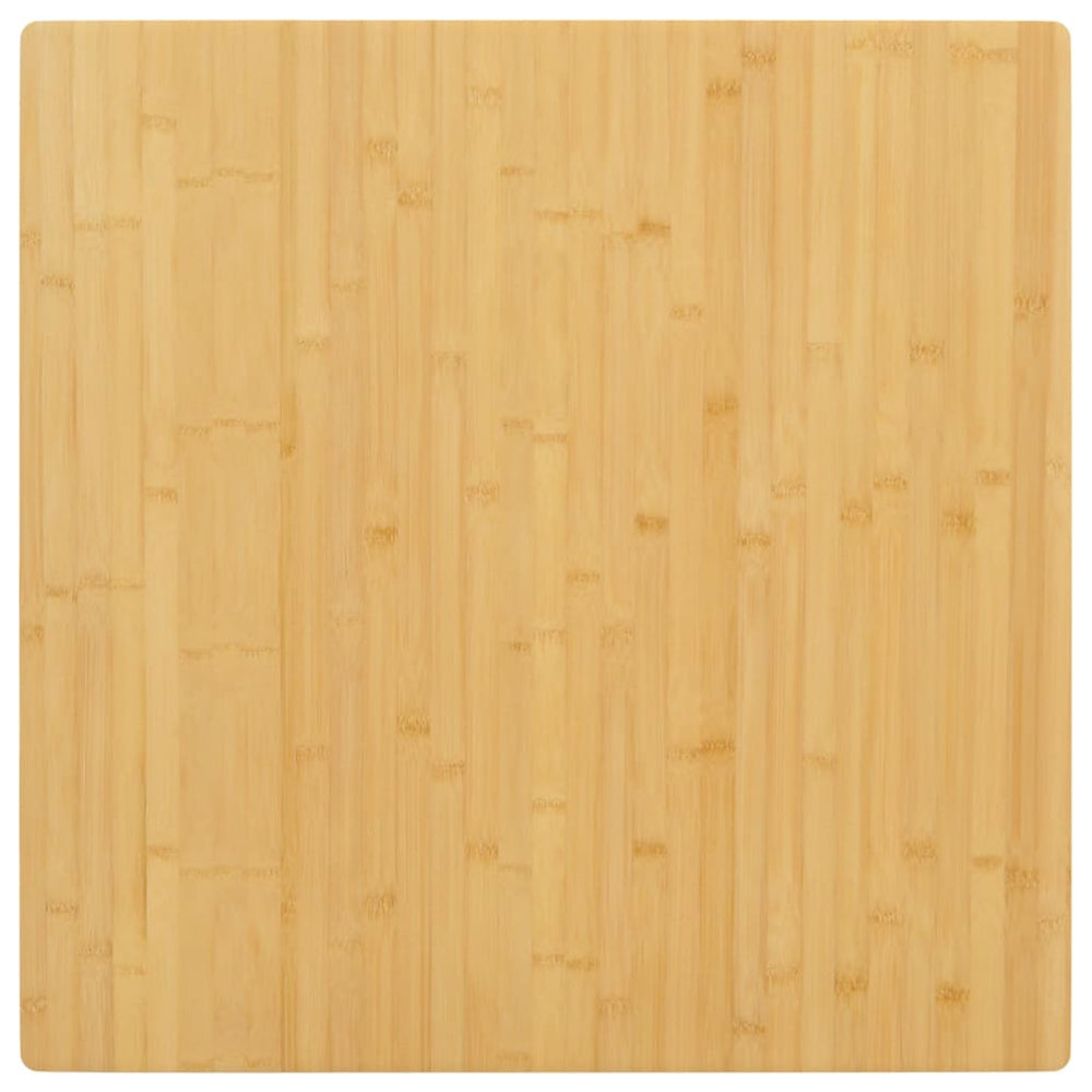 vidaXL Plateau de table 80x80x1,5 cm Bambou