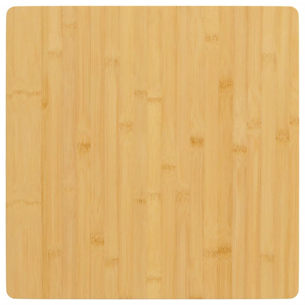 vidaXL Plateau de table 50x50x2,5 cm bambou