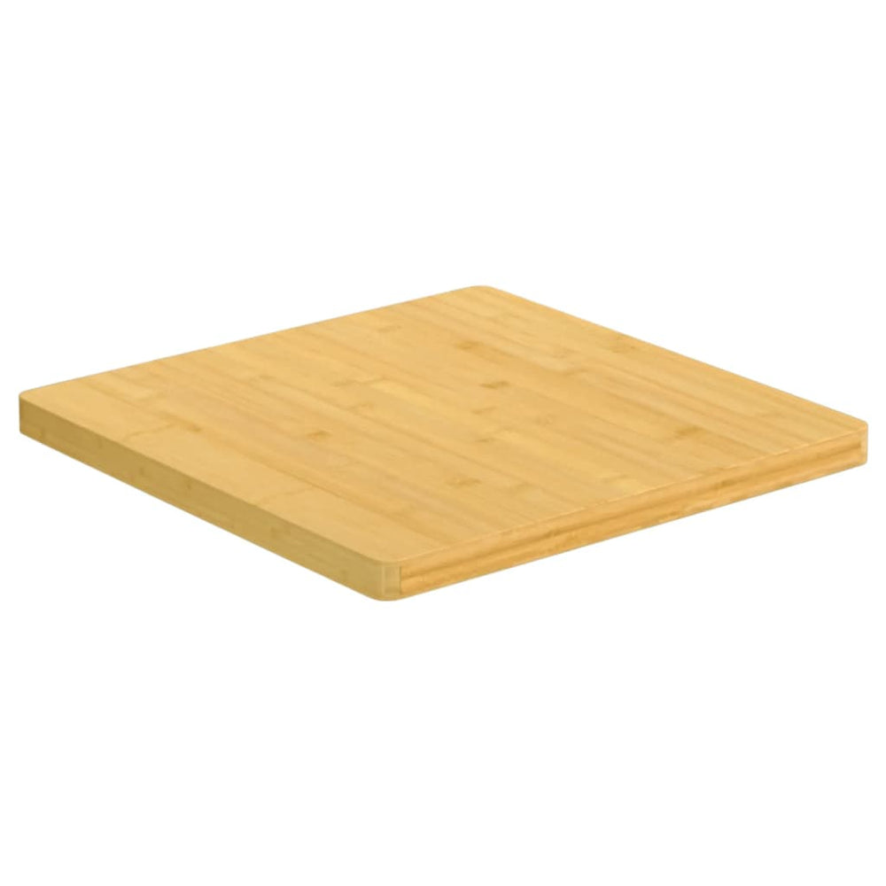 vidaXL Plateau de table 50x50x2,5 cm bambou