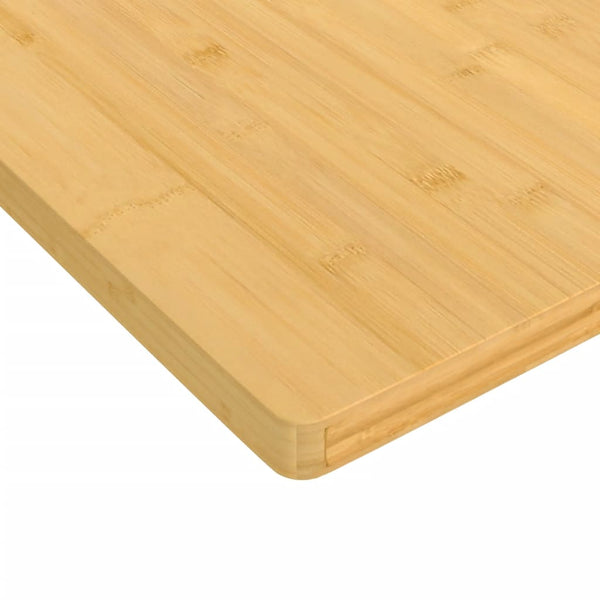 vidaXL Plateau de table 50x50x2,5 cm bambou