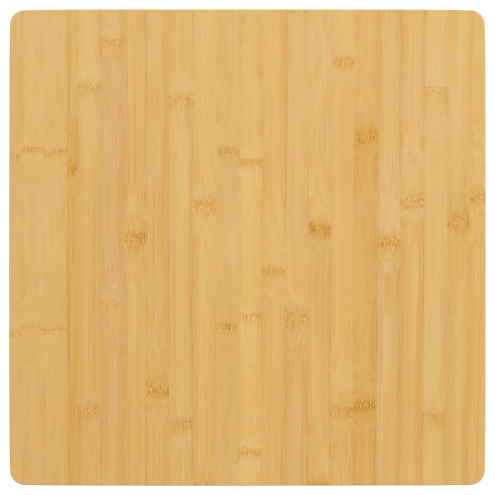 vidaXL Plateau de table 60x60x2,5 cm Bambou