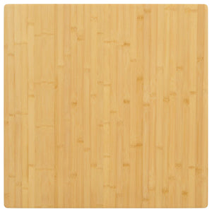 vidaXL Plateau de table 70x70x2,5 cm bambou