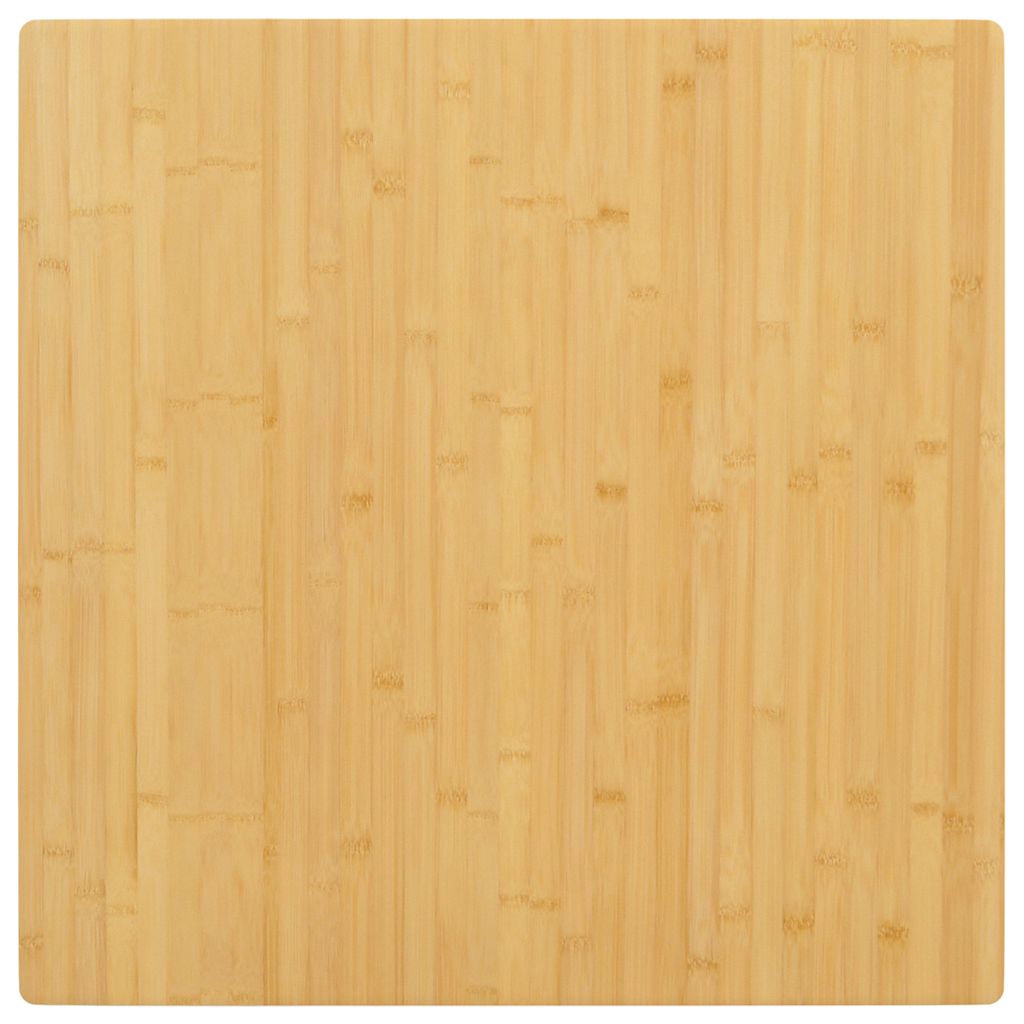 vidaXL Plateau de table 70x70x2,5 cm bambou