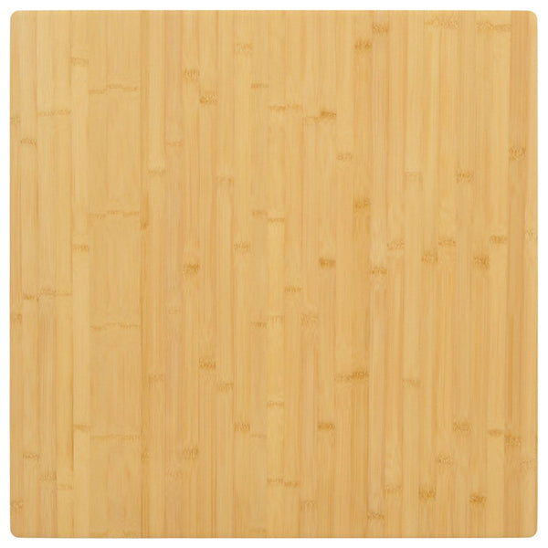 vidaXL Plateau de table 70x70x2,5 cm bambou