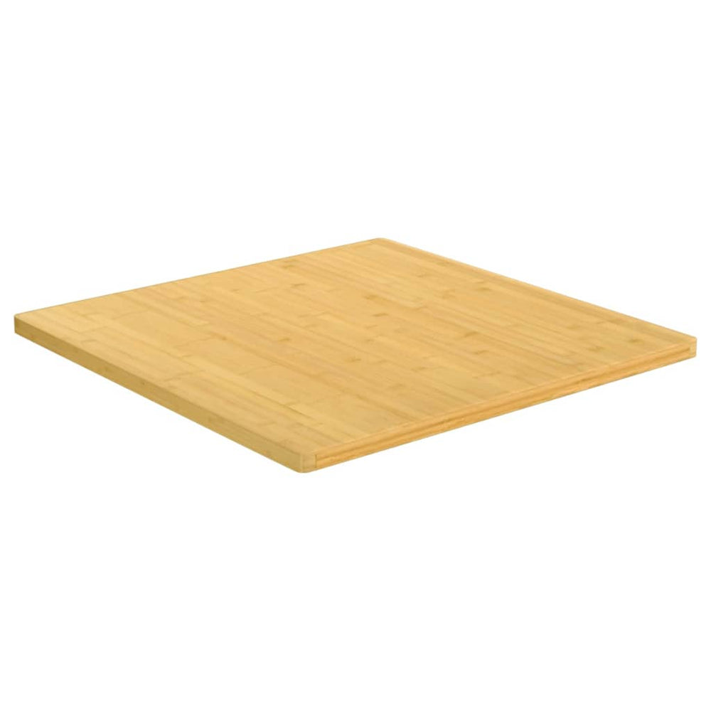 vidaXL Plateau de table 80x80x2,5 cm bambou