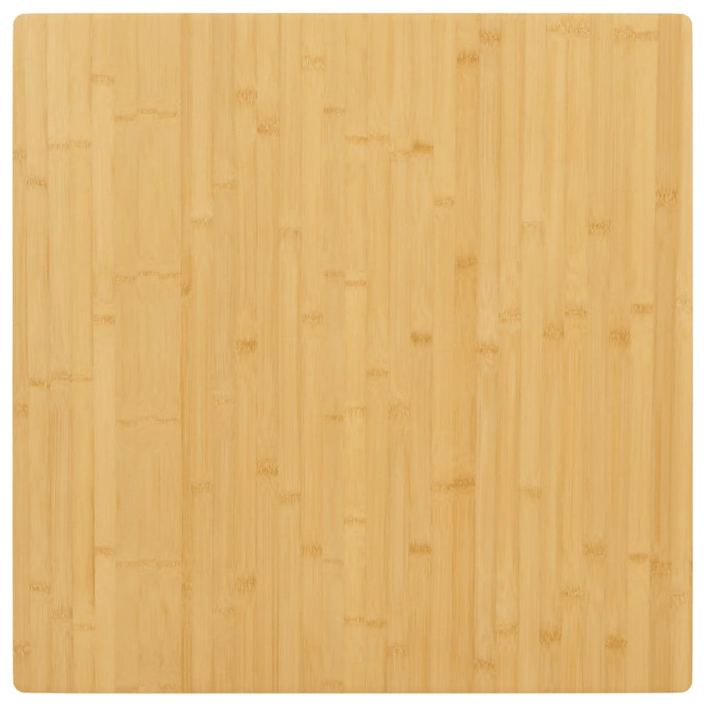 vidaXL Plateau de table 90x90x2,5 cm bambou