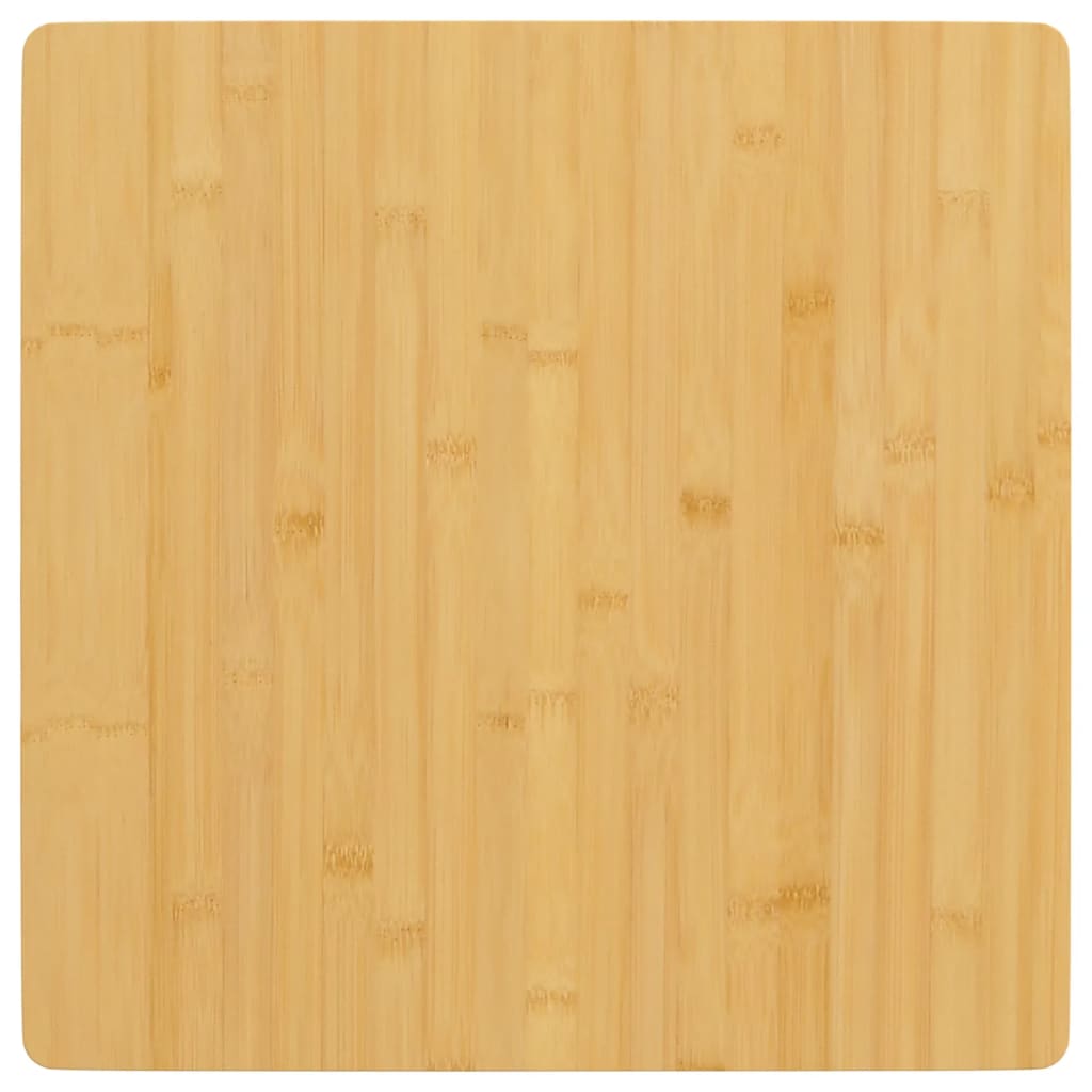 vidaXL Plateau de table 50x50x4 cm Bambou