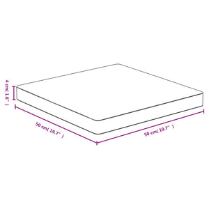 vidaXL Plateau de table 50x50x4 cm Bambou