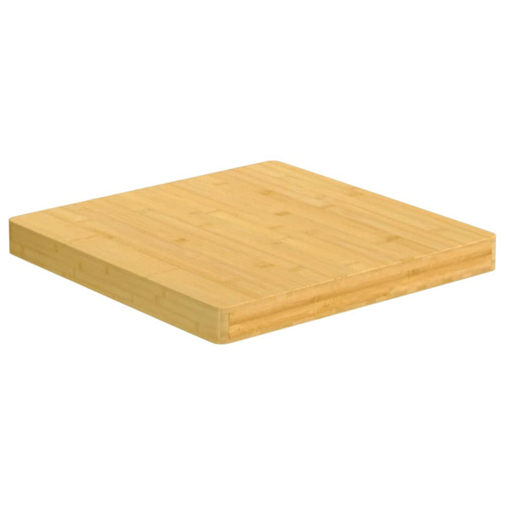 vidaXL Plateau de table 60x60x4 cm Bambou