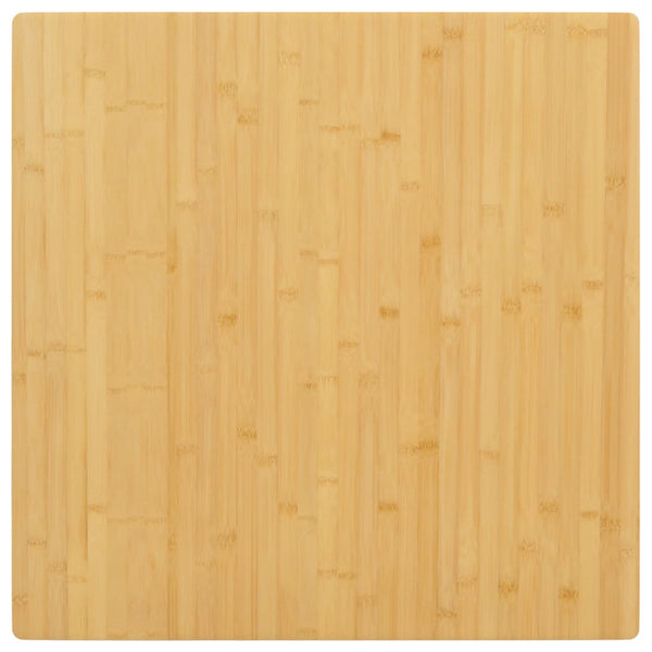 vidaXL Plateau de table 80x80x4 cm Bambou