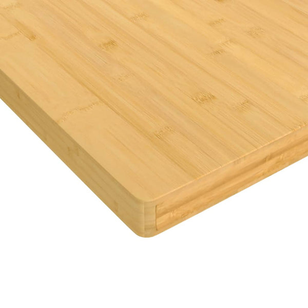 vidaXL Plateau de table 90x90x4 cm Bambou