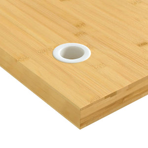 Bambus Schreibtischplatte 100x50 cm