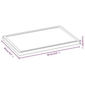 Bambus Schneidebrett 40x60 cm