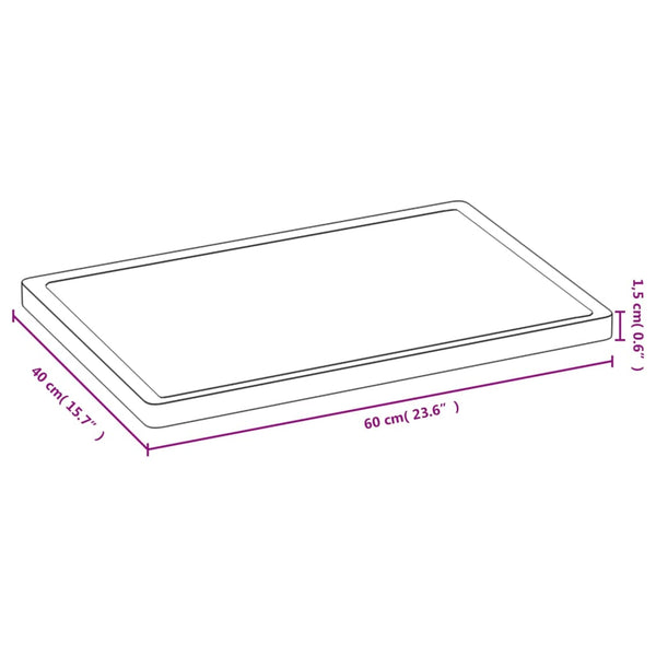 Bambus Schneidebrett 40x60 cm
