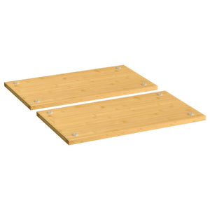 Bambus Herdabdeckplatten 2er Set